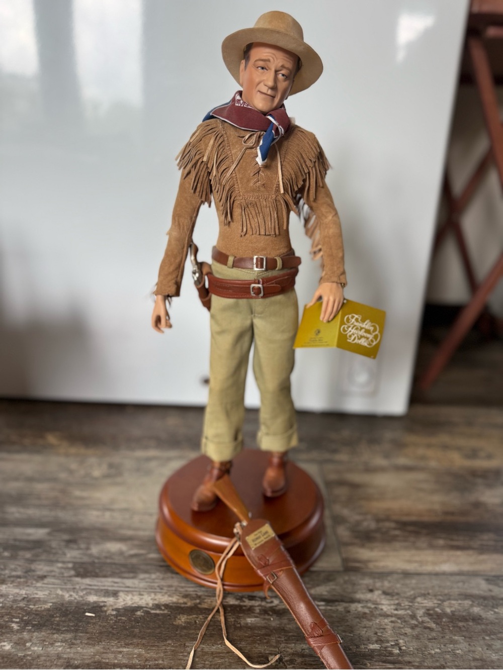 Franklin Mint Heirloom John Wayne portrait Doll - Hondo Lane